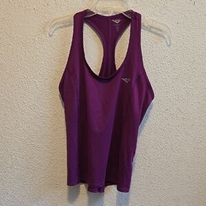 Pony Purple Fitted Backless Sleeveless Tank Top Sz L
